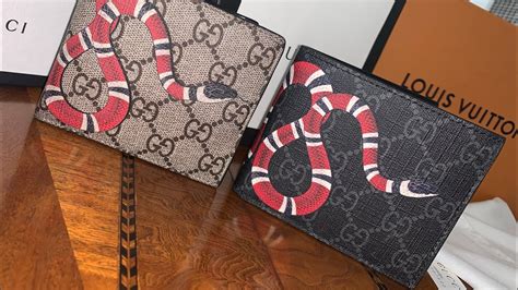 portfel gucci snake|gucci kingsnake wallet.